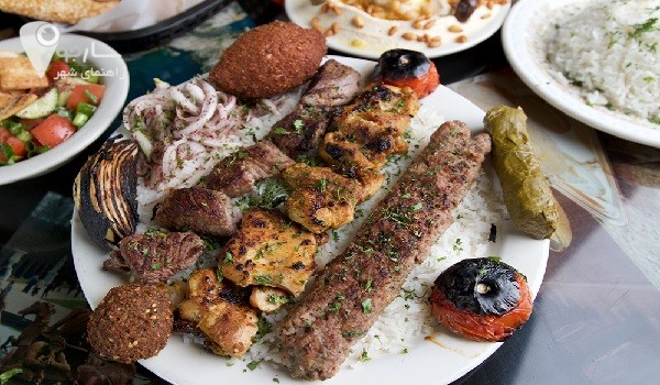 نمونه غذای رستوران های شیراز