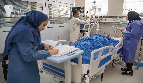 بخش های مختلف درمانی درمانگاه مطهری شیراز
