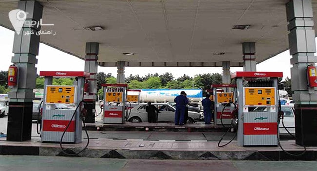 پمپ بنزین های شیراز